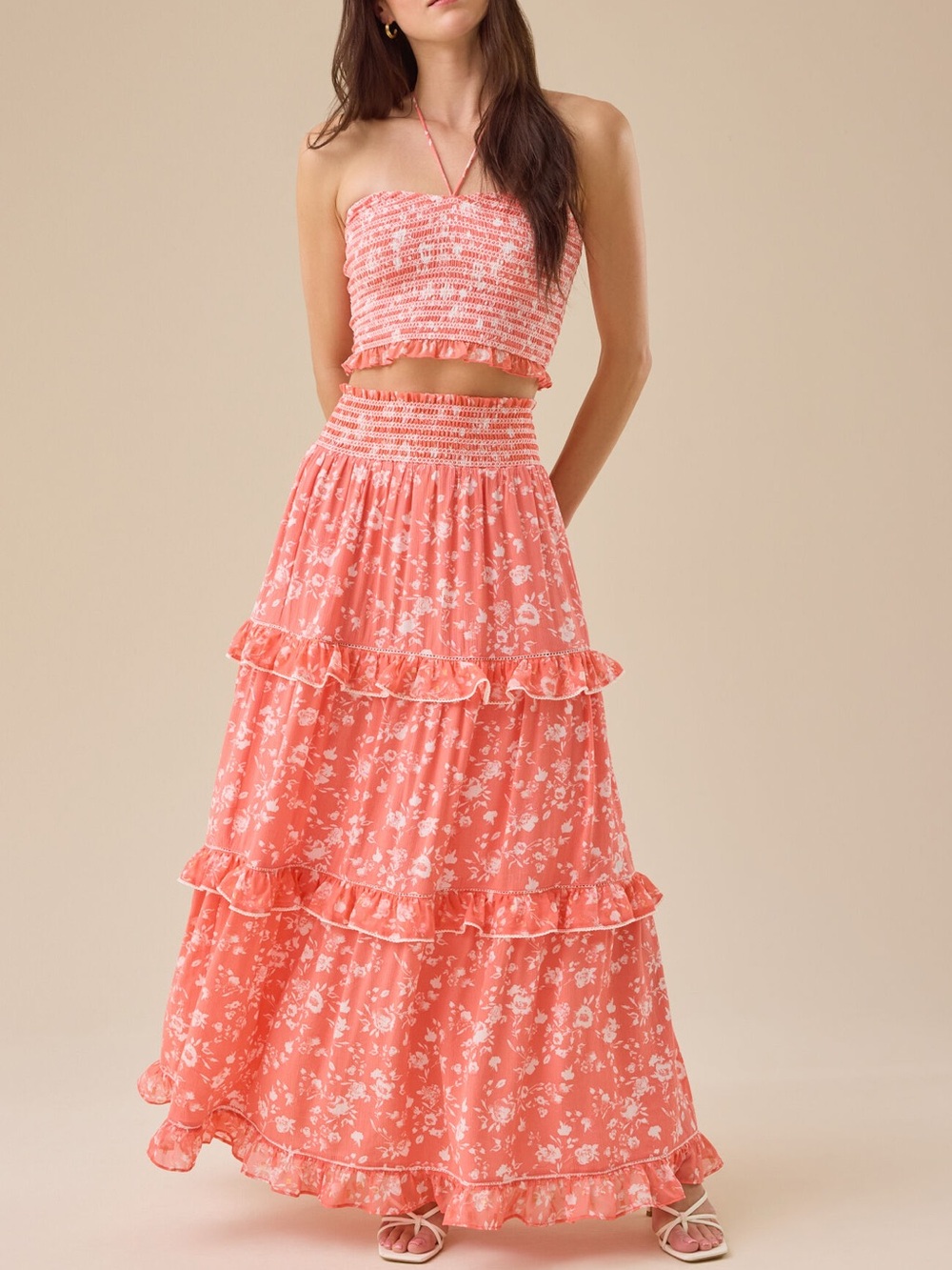 NWT Altar’d State Roan Floral Skirt Set